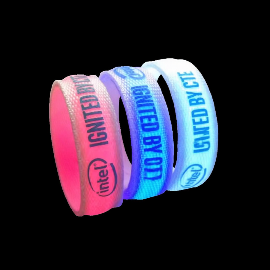 Glow Velcro Wristbands - Custom Hats Now