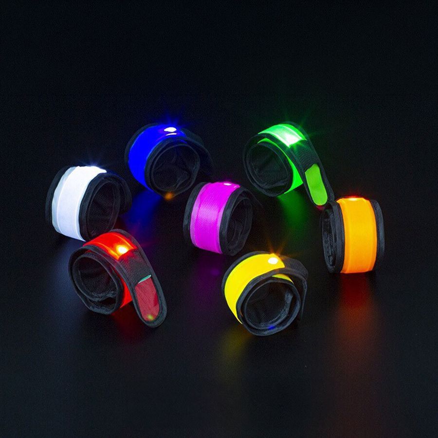 Light Up Slap Wristbands - Custom Hats Now