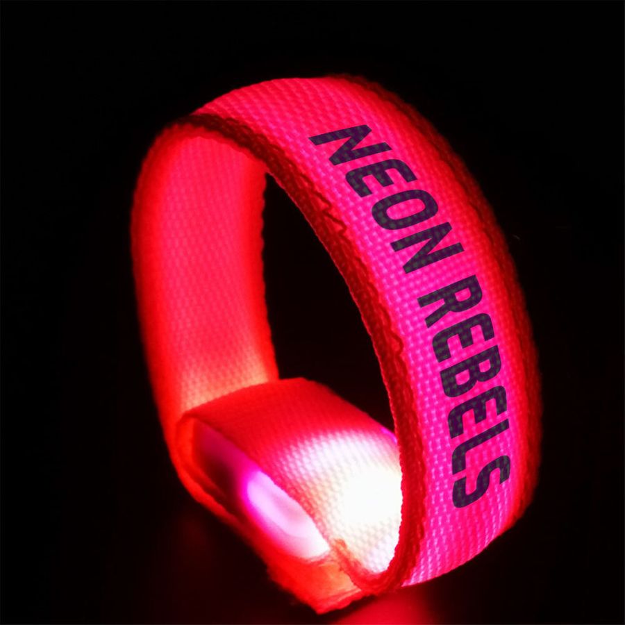 Glow Velcro Wristbands - Custom Hats Now
