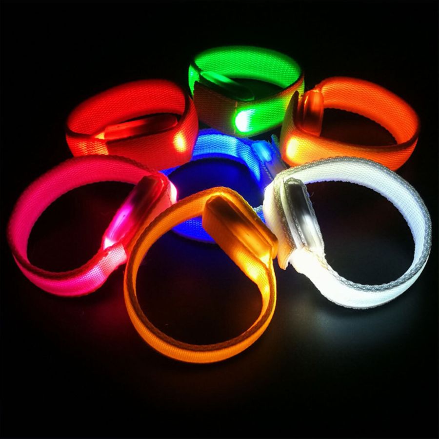 Glow Velcro Wristbands - Custom Hats Now