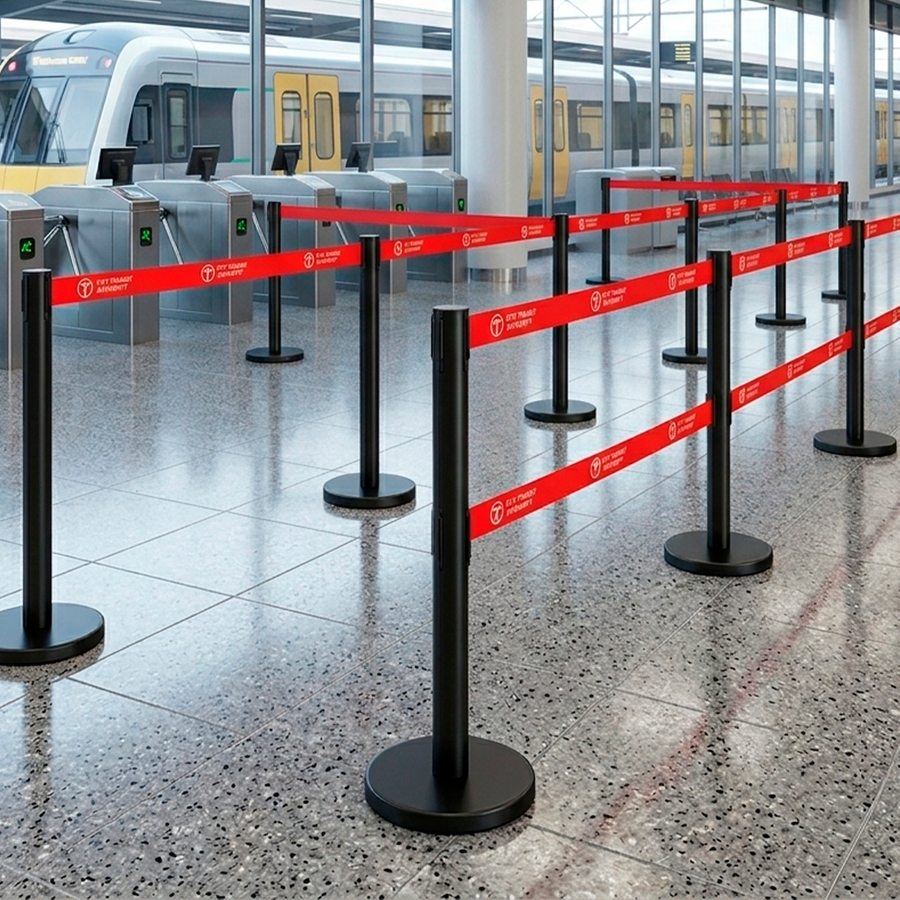 Dual Belts Stanchions - Custom Hats Now