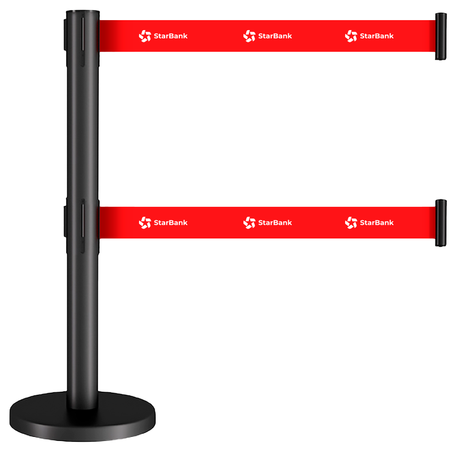 Dual Belts Stanchions - Custom Hats Now