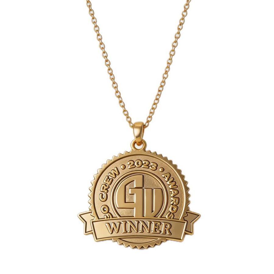 Die Struck Charm Necklaces - Custom Hats Now