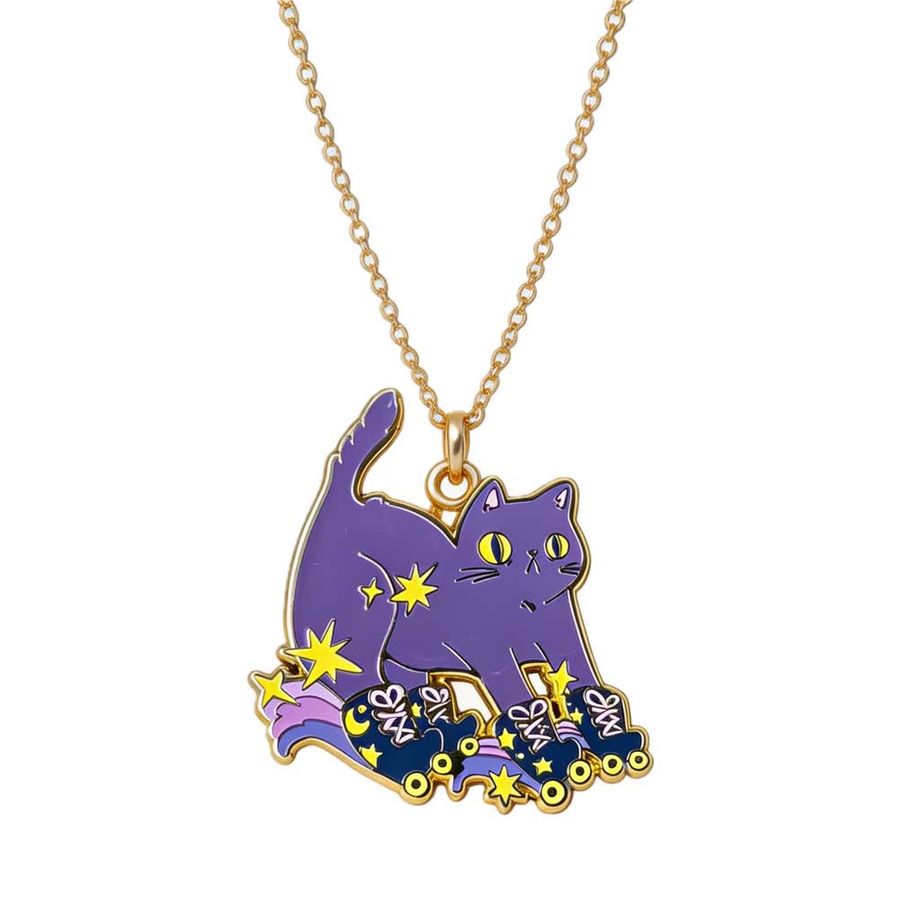 Hard Enamel Charm Necklaces - Custom Hats Now