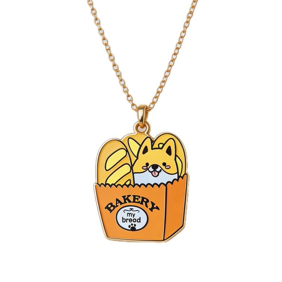 Hard Enamel Charm Necklaces - Custom Hats Now