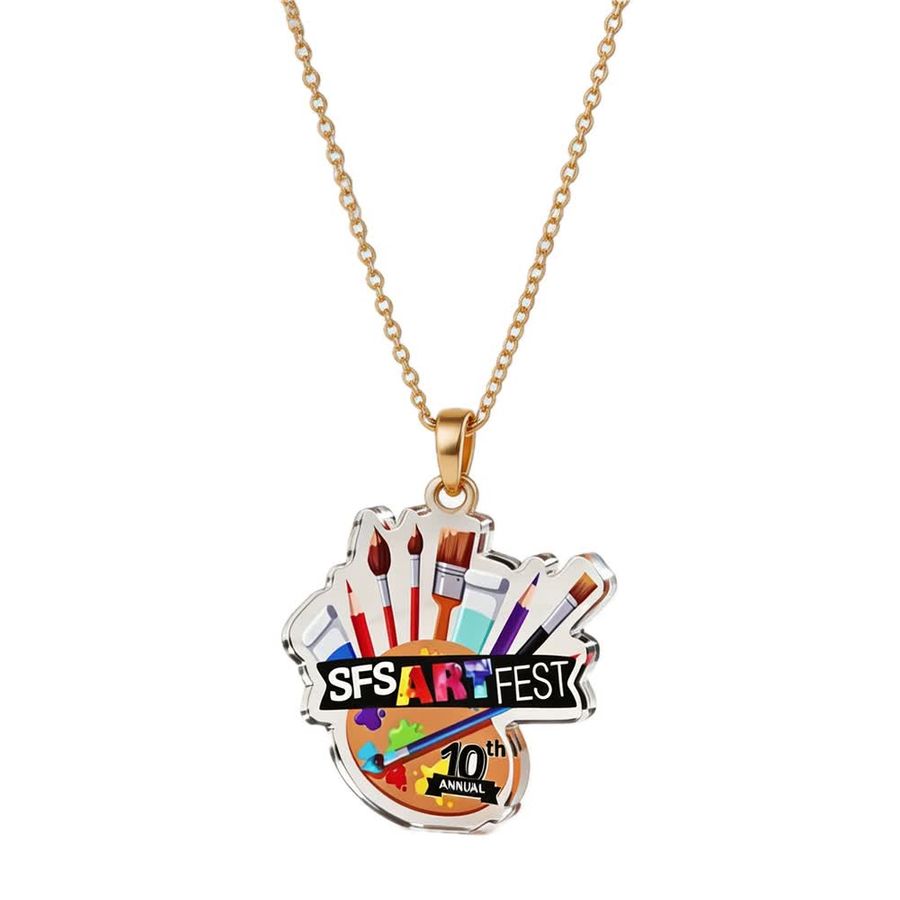 Acrylic Charm Necklaces - Custom Hats Now