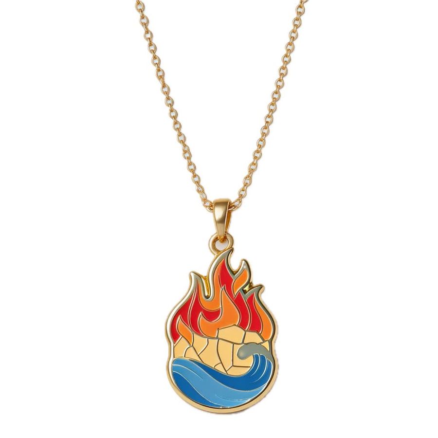 Hard Enamel Charm Necklaces - Custom Hats Now
