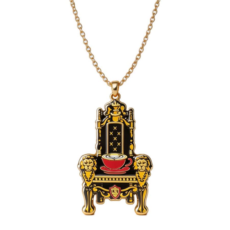 Hard Enamel Charm Necklaces - Custom Hats Now