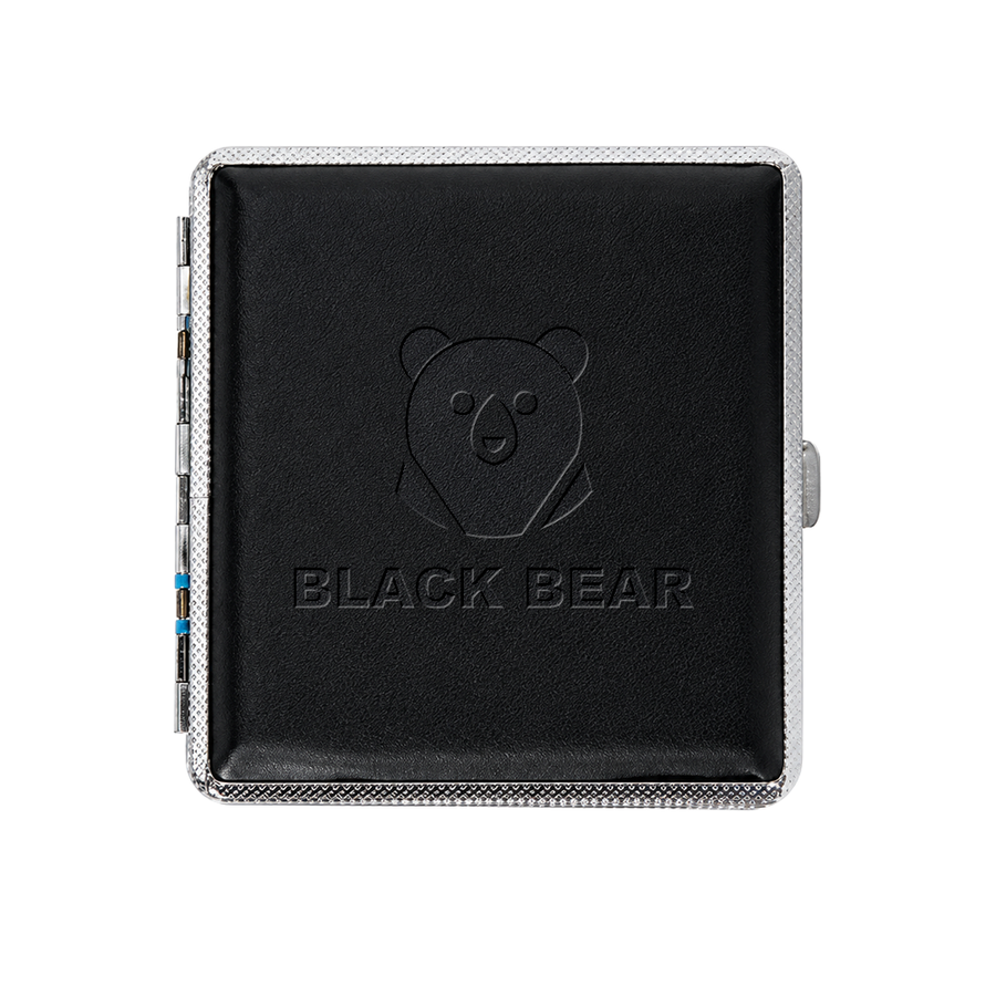 Leather Grain Metal Cigarette Cases - Custom Hats Now
