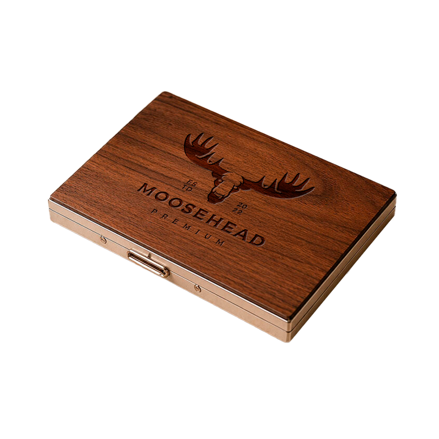 Metal Framed Wooden Cigarette Cases - Custom Hats Now