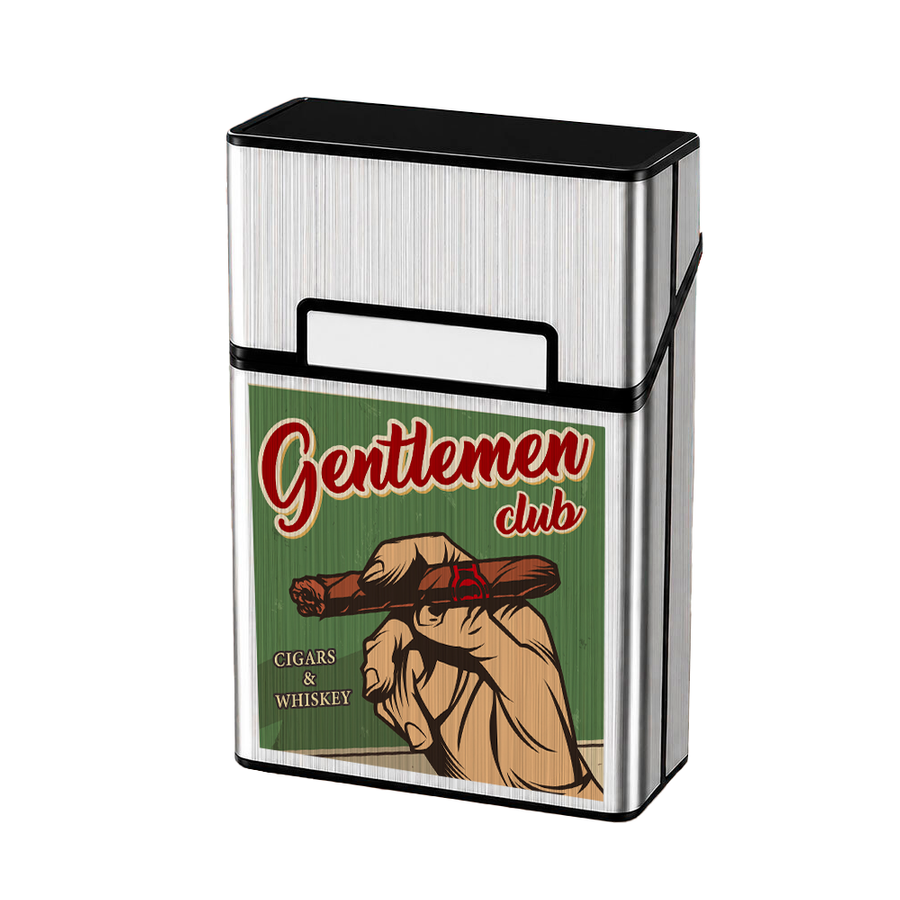 Metal Lid Cigarette Cigarette Cases - Custom Hats Now