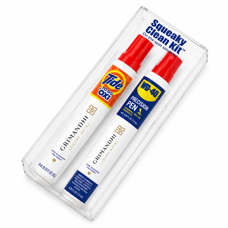 Squeaky Clean Kit - WD-40® Precision Pens and Tide® to Go + Oxi Travel Kits - Custom Hats Now