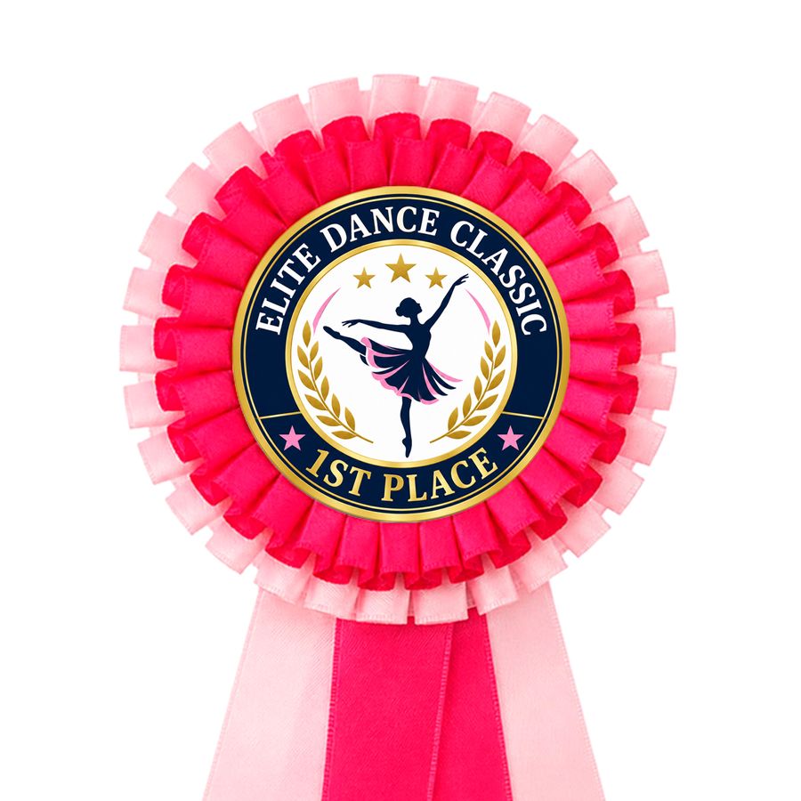 2 Tier Rosette Buttons - Custom Hats Now