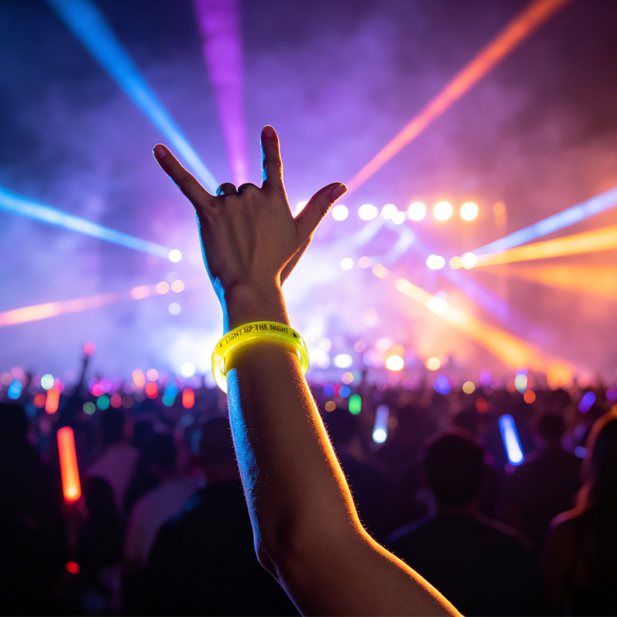 Custom Acrylic Glow Bracelets - Custom Hats Now