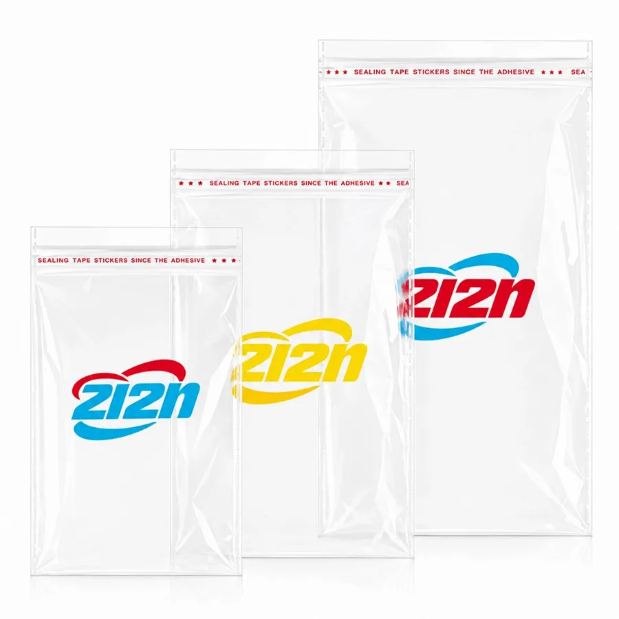 Resealable Clear Poly Bags - Custom Hats Now
