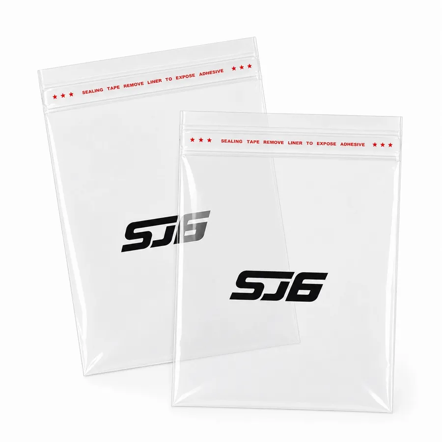 Resealable Clear Poly Bags - Custom Hats Now