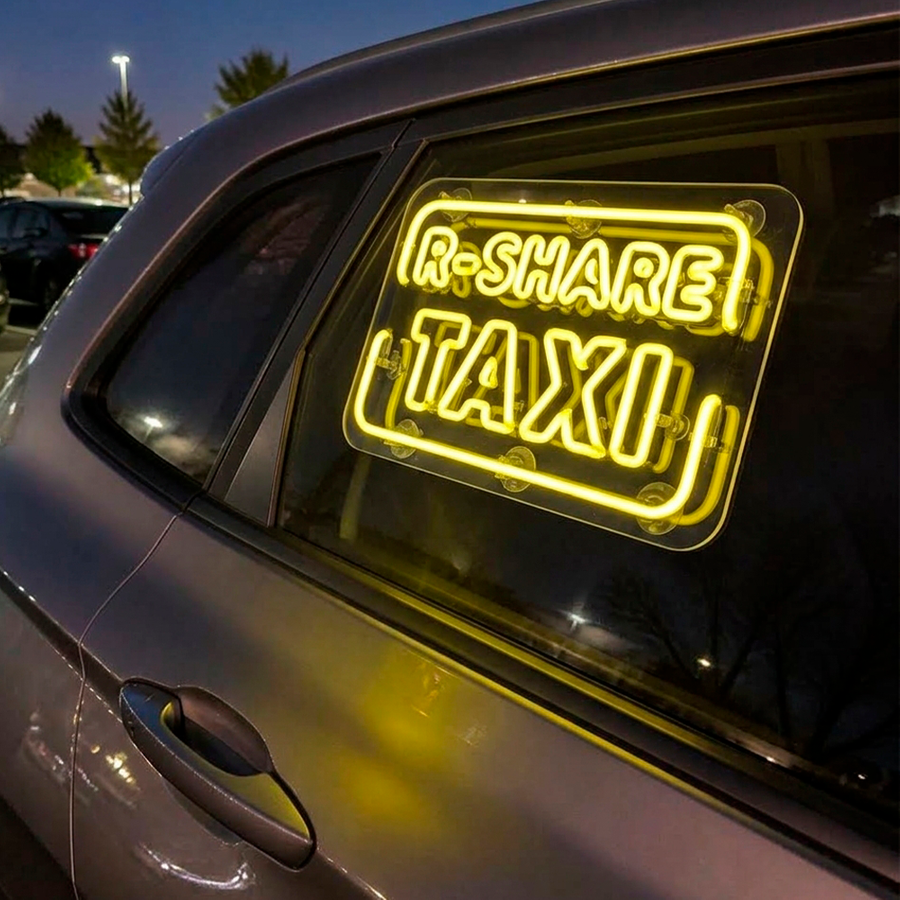 Illuminated Vehicle Signs - Custom Hats Now