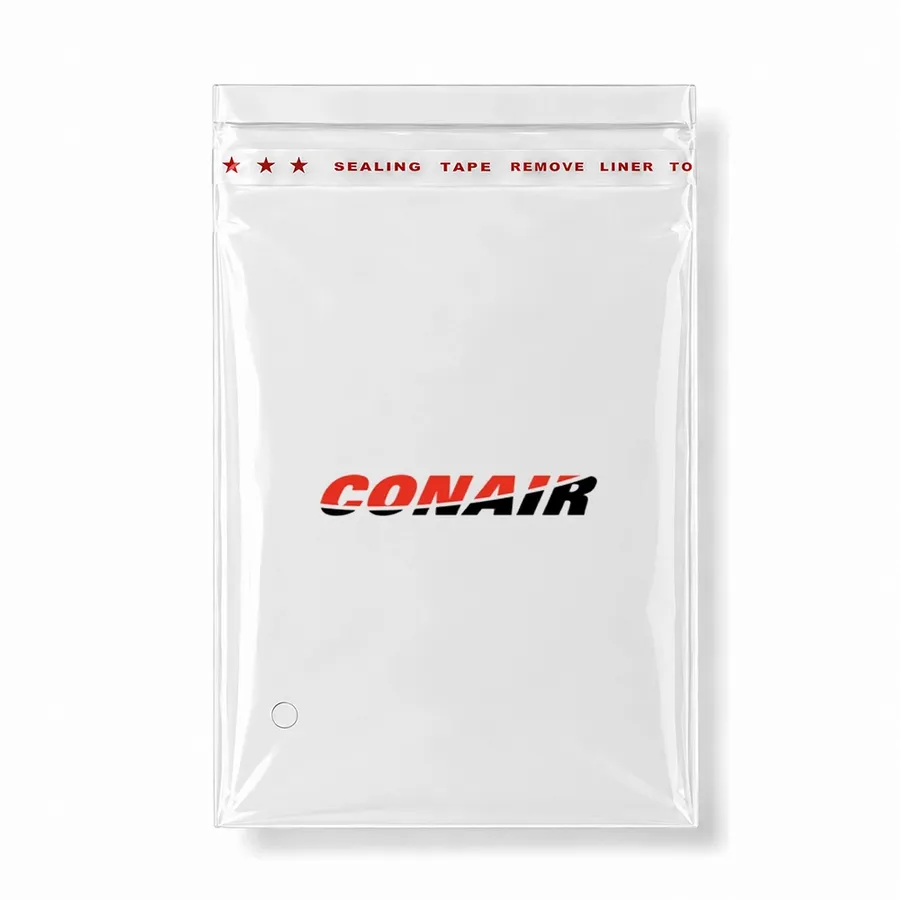 Resealable Clear Poly Bags - Custom Hats Now