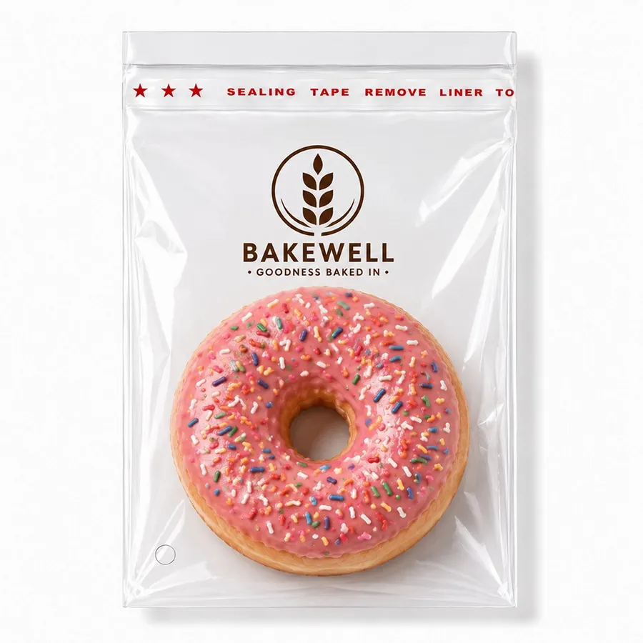 Resealable Clear Poly Bags - Custom Hats Now