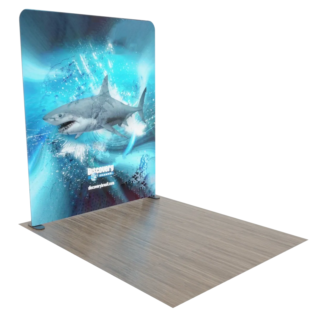 Custom Backlit Trade Show Display Tension Fabric 8' x 8' - Custom Hats Now