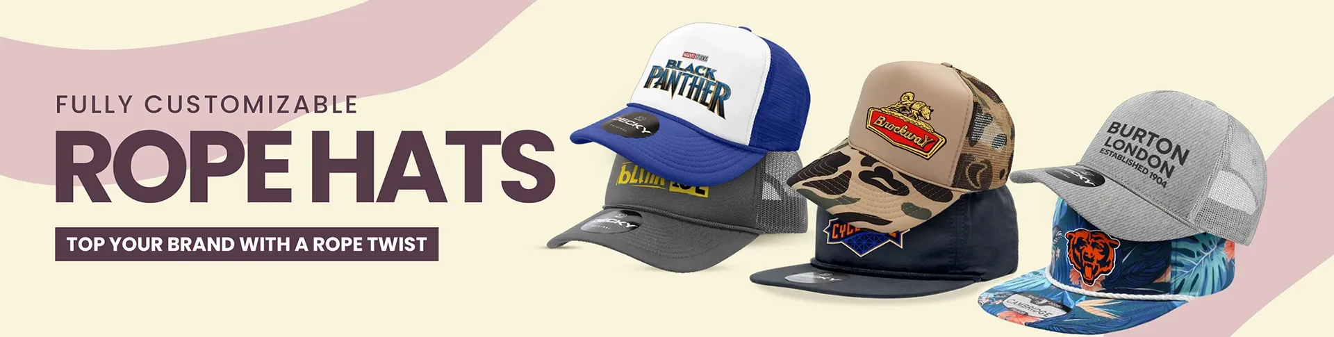 CustomHatsNow.Com Banners